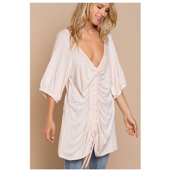 RELAXED To The Max knit top Adjustable Tie String - Picture 8 of 15